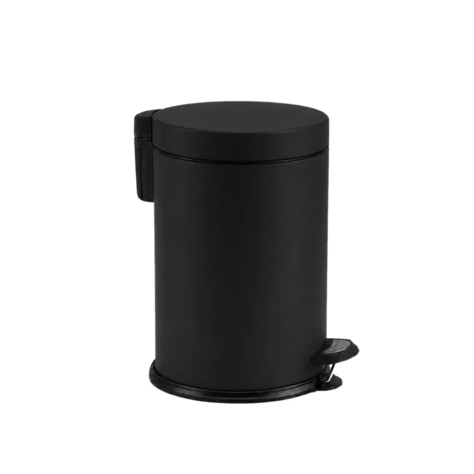 5 L Black Pedal Bin