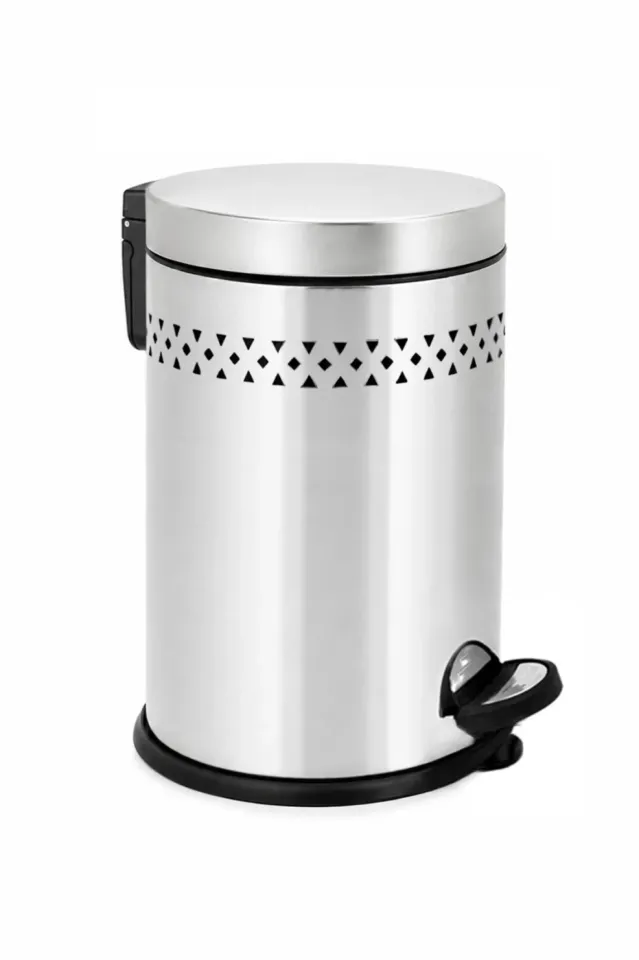 5 Lt Perforated Stainless Steel Soft-Close Pedal Bin (Grade 430)