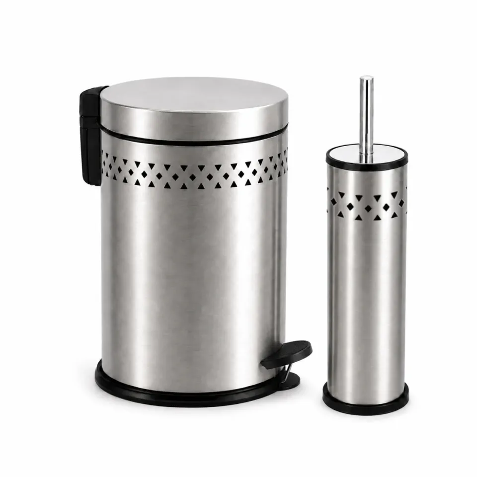 5 Lt 2-Piece Perforated Soft-Close Bathroom Set (Grade 430)