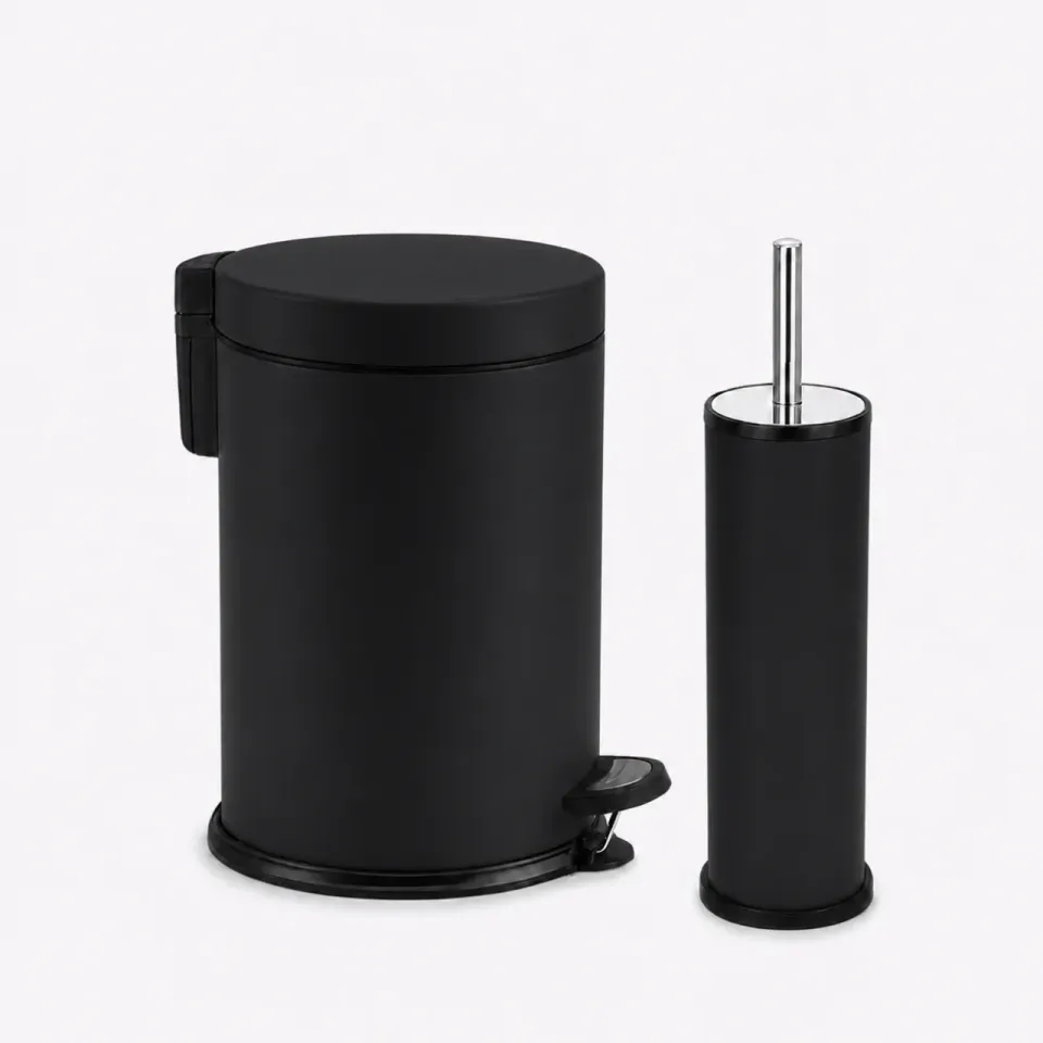 Mikro 3 Lt 2-Piece Bathroom Set – Black
